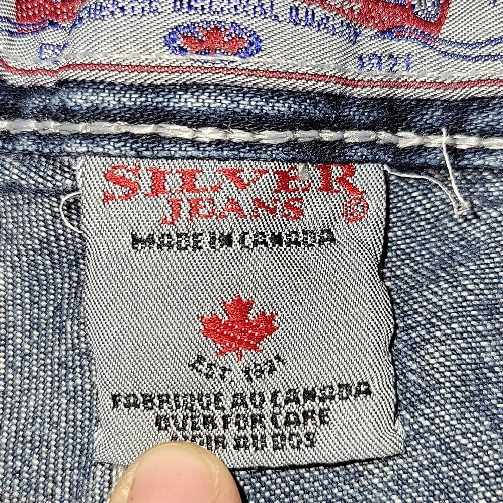 Vtg Silver Jeans Mens Size 38 Blue Denim Carpenter Shorts